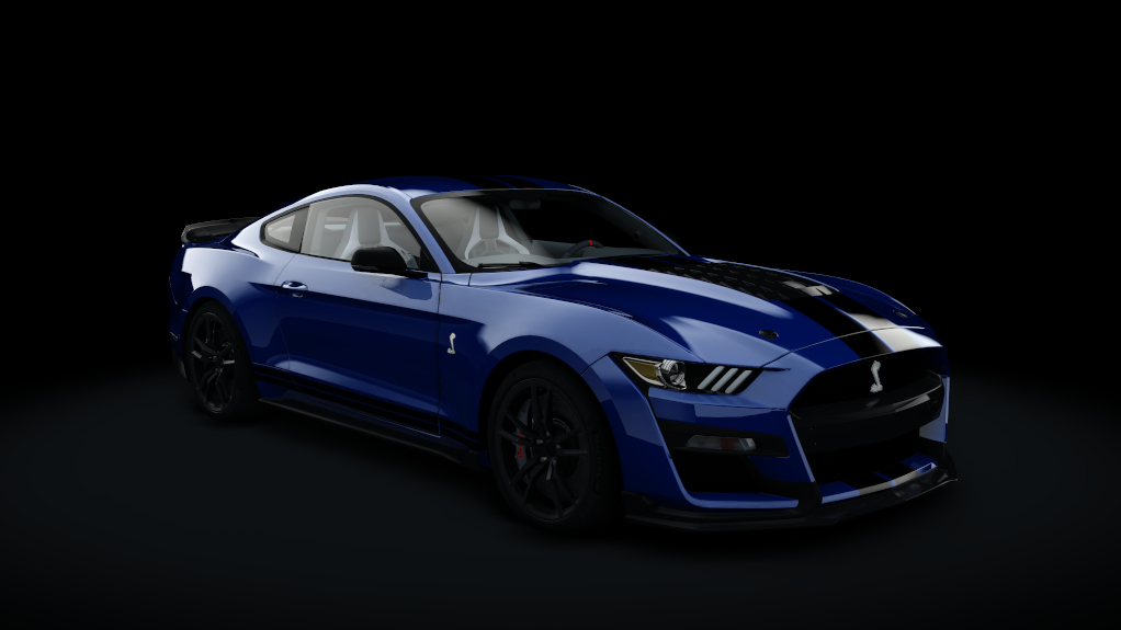 Ford Mustang Shelby GT500, skin Kona_Blue_BkS