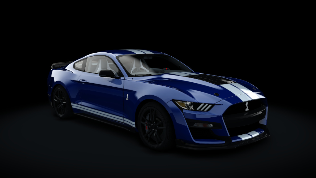 Ford Mustang Shelby GT500, skin Kona_Blue_WhS