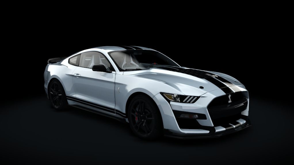 Ford Mustang Shelby GT500, skin Oxford_White_BkS