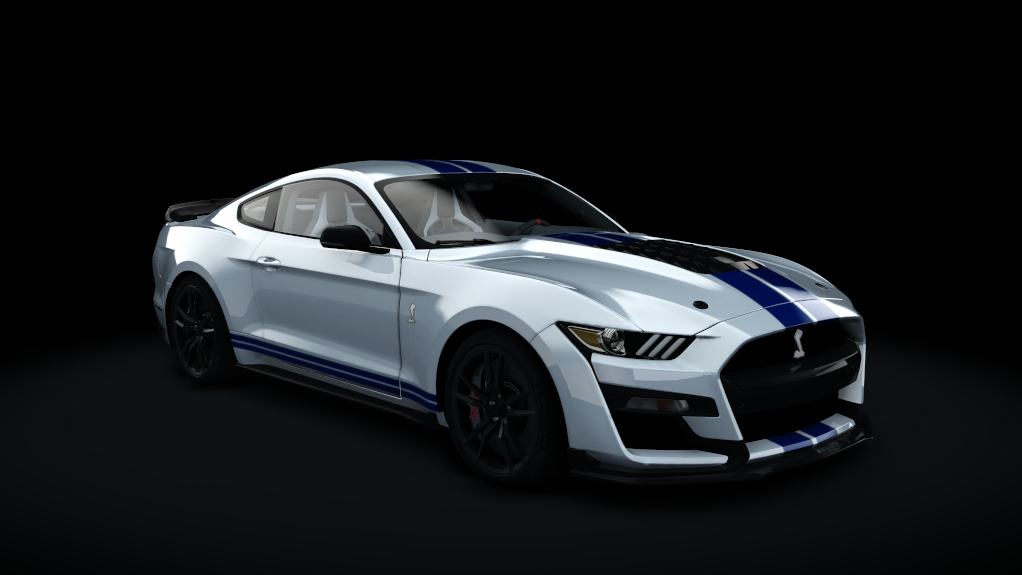 Ford Mustang Shelby GT500, skin Oxford_White_BlS