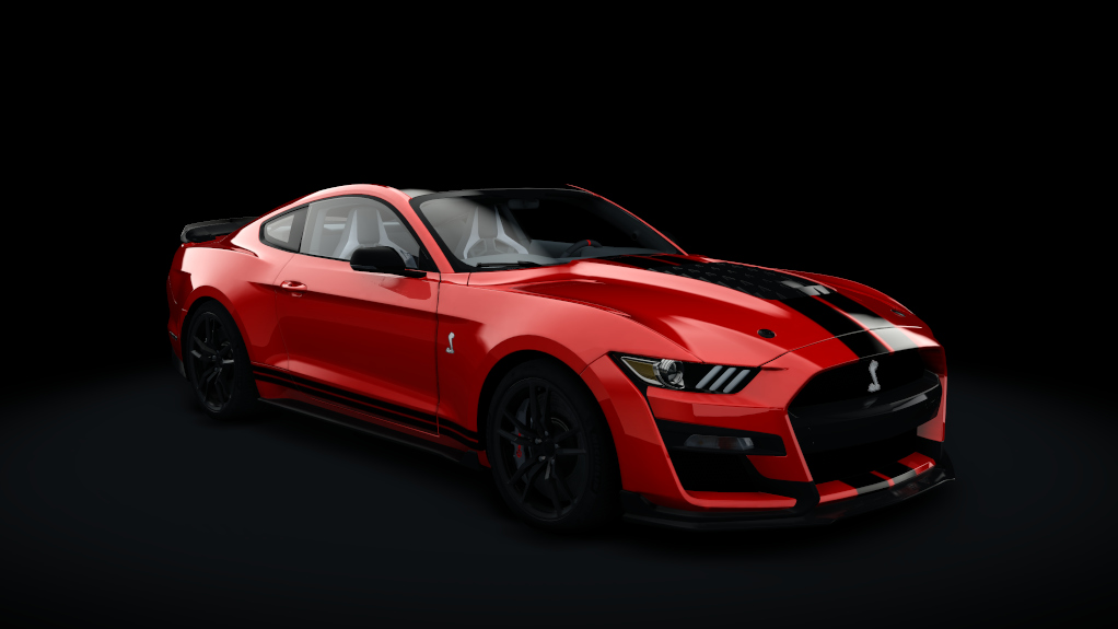 Ford Mustang Shelby GT500, skin Race_Red_BkS