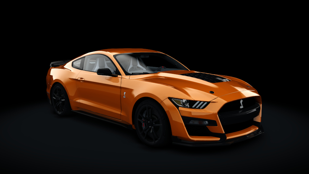 Ford Mustang Shelby GT500, skin Twister_Orange