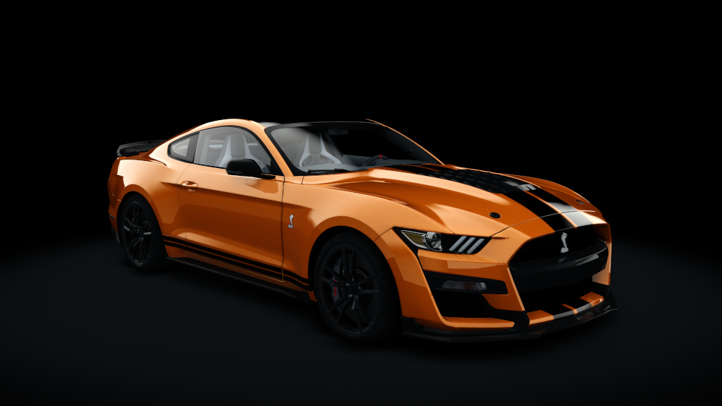 Ford Mustang Shelby GT500, skin Twister_Orange_BkS