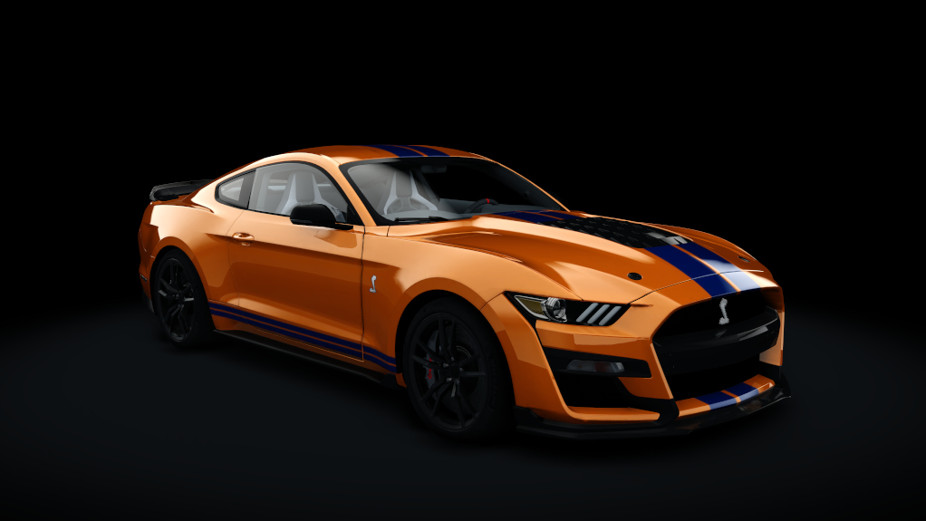 Ford Mustang Shelby GT500, skin Twister_Orange_BlS