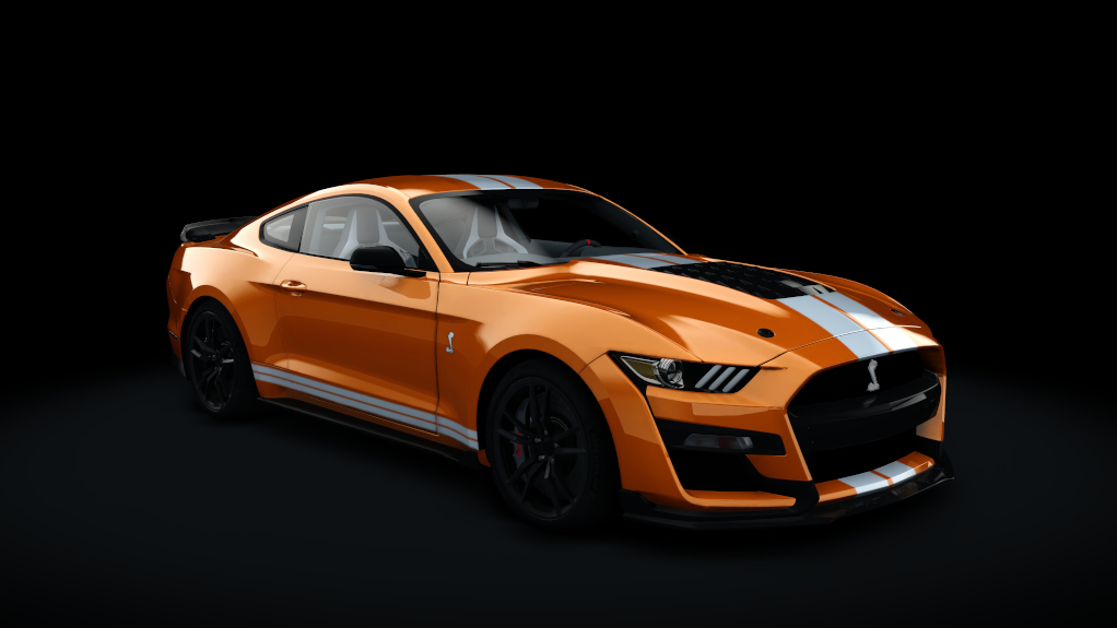 Ford Mustang Shelby GT500, skin Twister_Orange_WhS