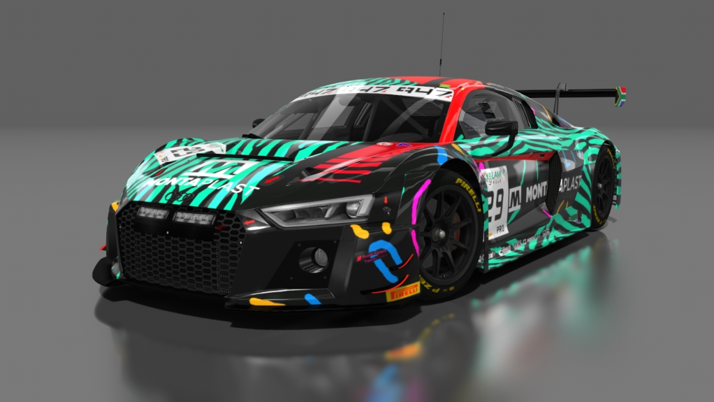 Audi R8 LMS 2016, skin #29 Audi Sport Team Land Kyalami 9h 2019