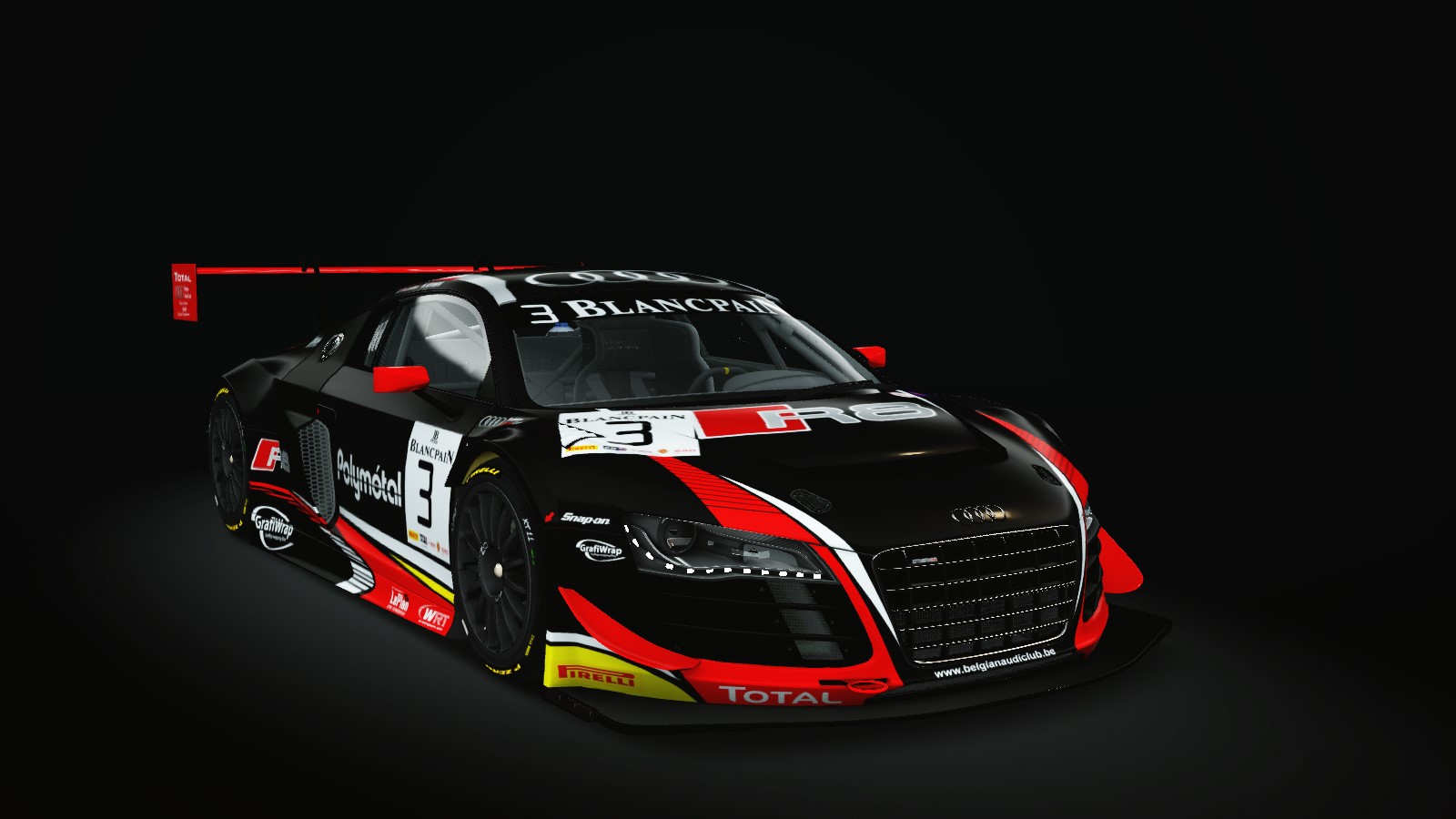 Audi R8 LMS 2016, skin WRT_3_BSS