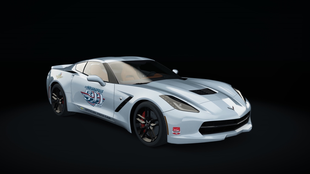 Chevrolet Corvette C7 Stingray, skin x_pacecar