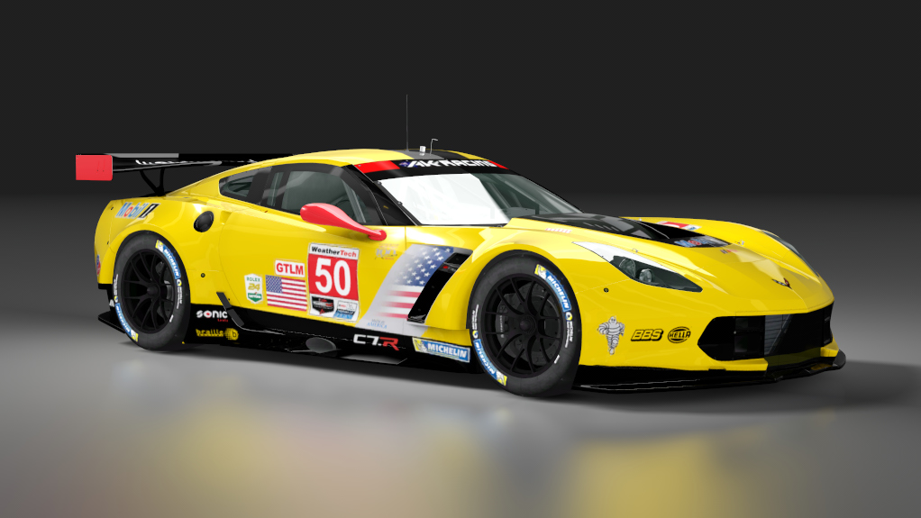 Chevrolet Corvette C7R, skin AKR_GTLM_50