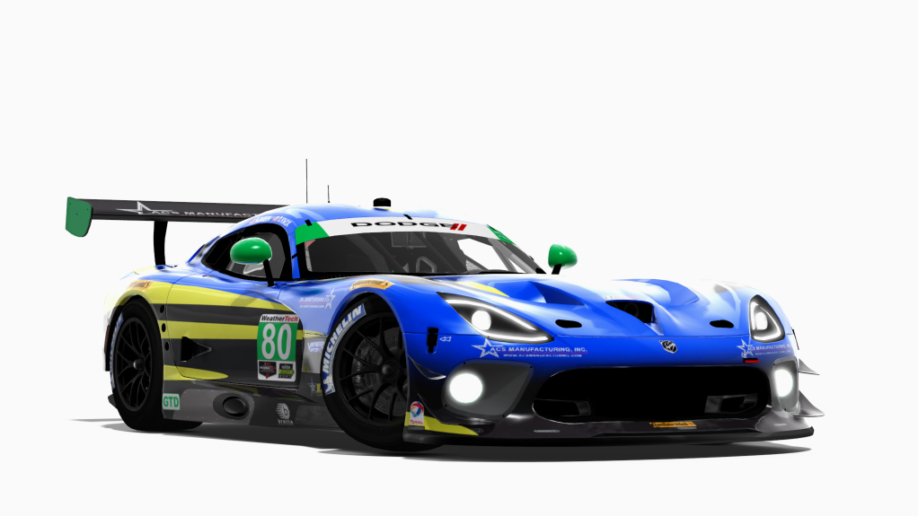 Dodge Viper SRT GT3.R, skin 16W-Lone Star Racing