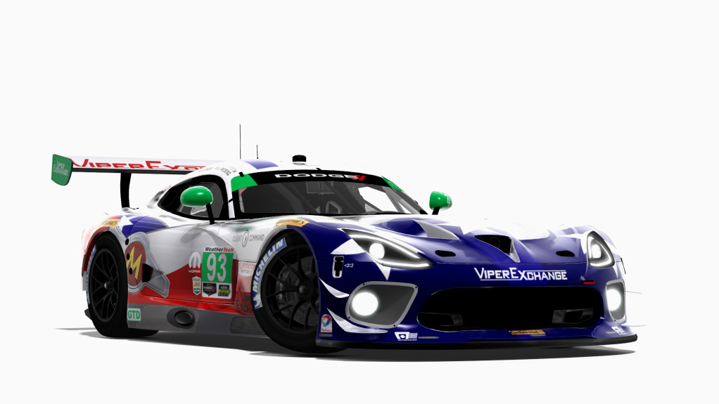 Dodge Viper SRT GT3.R, skin 16W_Riley Motorsports93