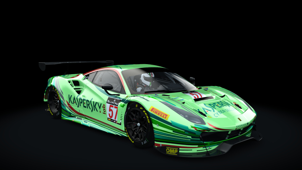 Ferrari 488 GT3, skin 57_kaspersky