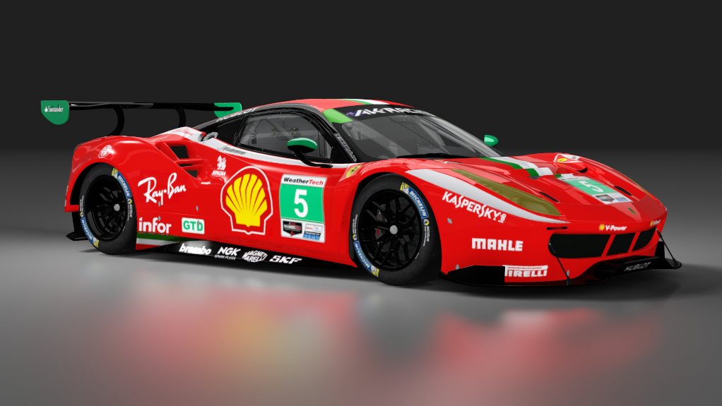 Ferrari 488 GT3, skin AKR_GTD_5