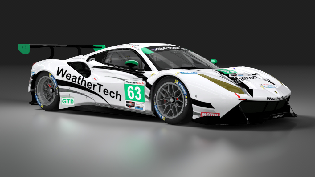 Ferrari 488 GT3, skin AKR_GTD_63