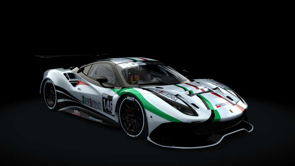 Ferrari 488 GT3, skin Luka