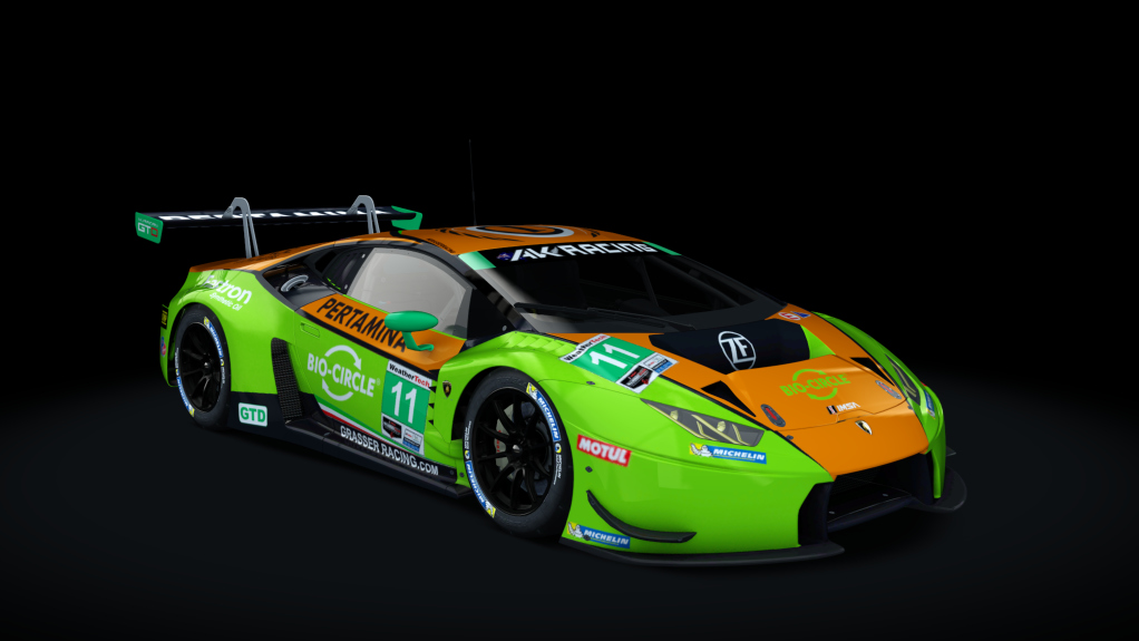 Lamborghini Huracan GT3, skin AKR_GTD_11