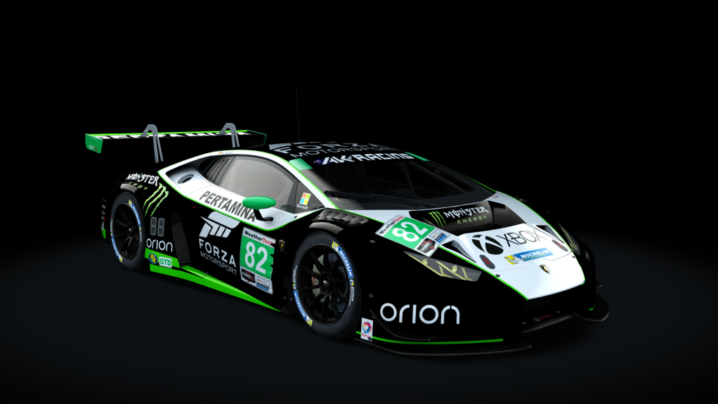 Lamborghini Huracan GT3, skin AKR_GTD_82