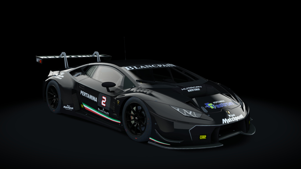 Lamborghini Huracan GT3, skin Racing_Black