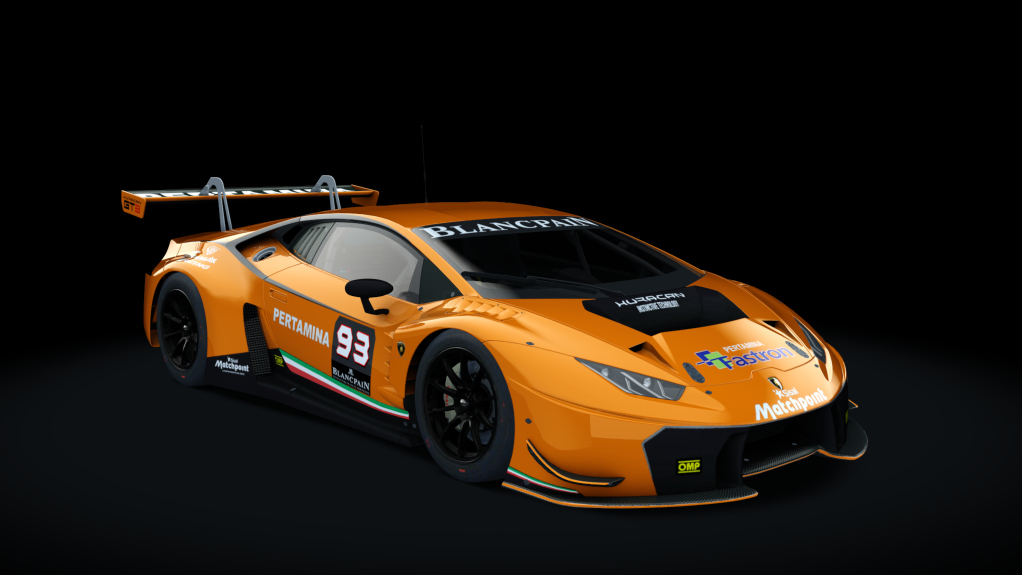 Lamborghini Huracan GT3, skin Racing_Orange