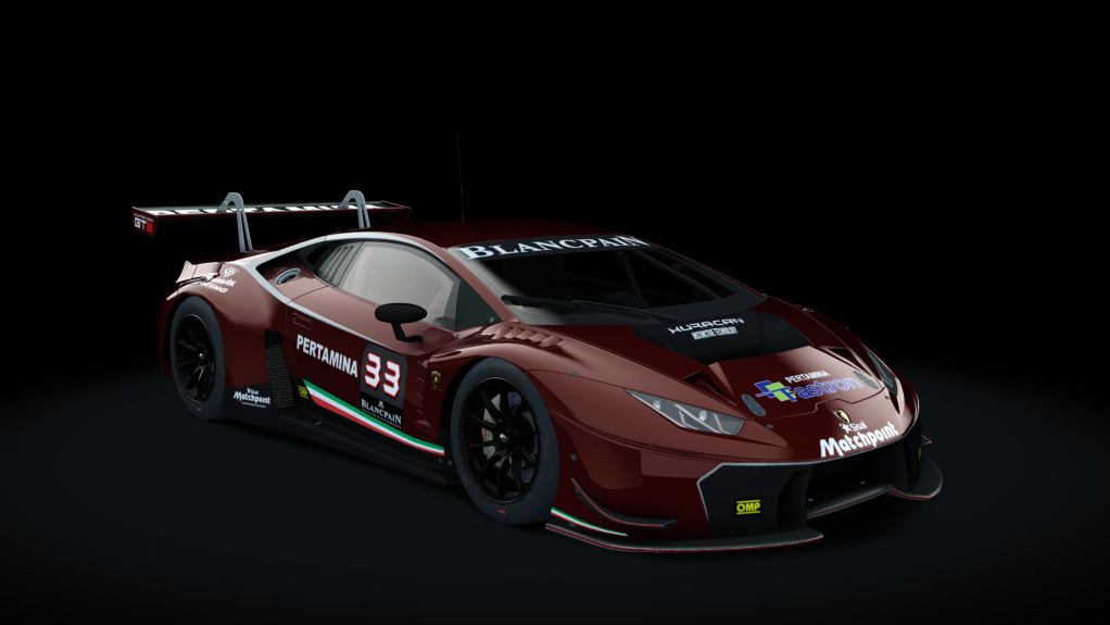 Lamborghini Huracan GT3, skin Racing_darkred