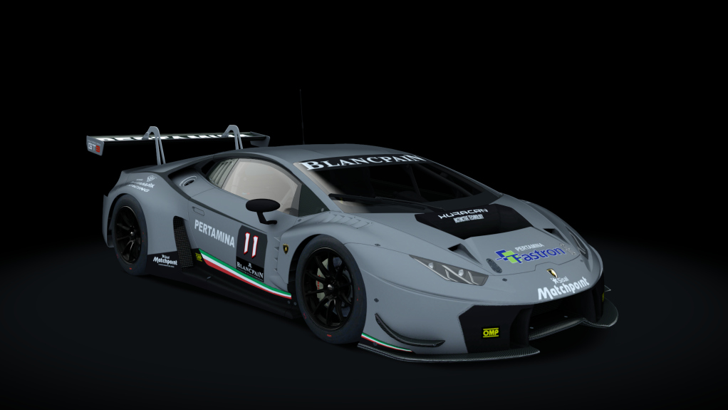 Lamborghini Huracan GT3, skin Racing_grey_matte