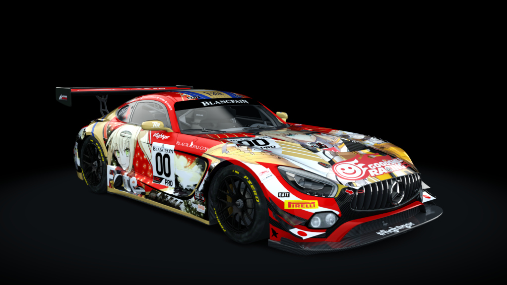 Mercedes-Benz AMG GT3, skin 2019_gsr_spa24h_fate_race