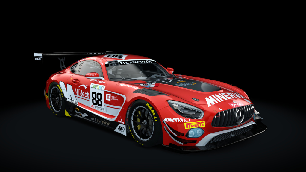Mercedes-Benz AMG GT3, skin AKKA_ASP_Team_88_24hrs_SPA_2017