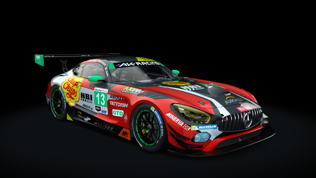 Mercedes-Benz AMG GT3, skin AKR_GTD_13