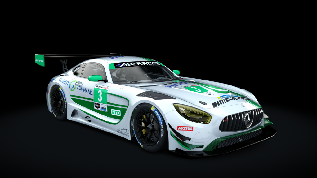 Mercedes-Benz AMG GT3, skin AKR_GTD_3