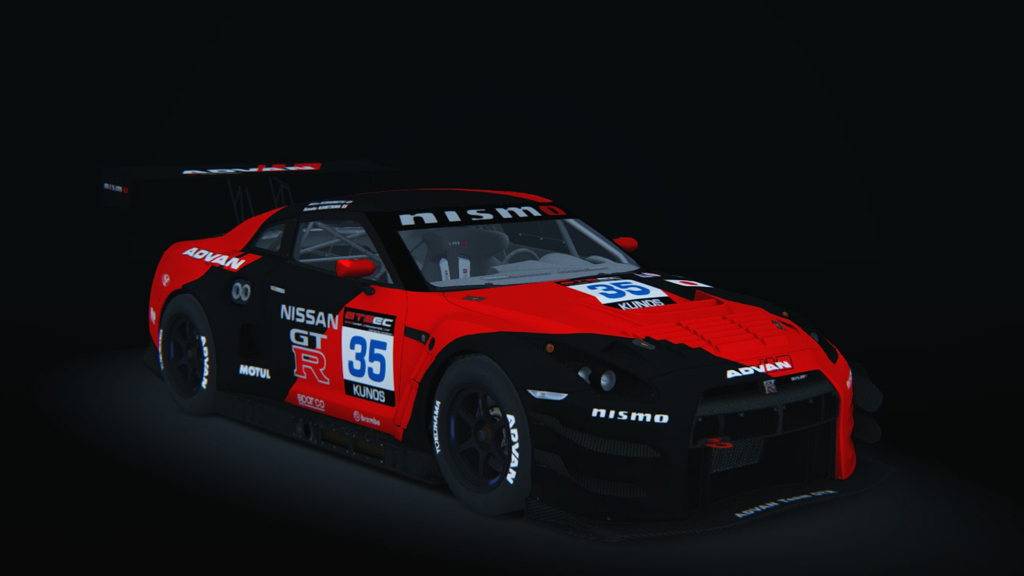 Nissan GT-R GT3, skin RDN_GTSEC_TeamGTR_35