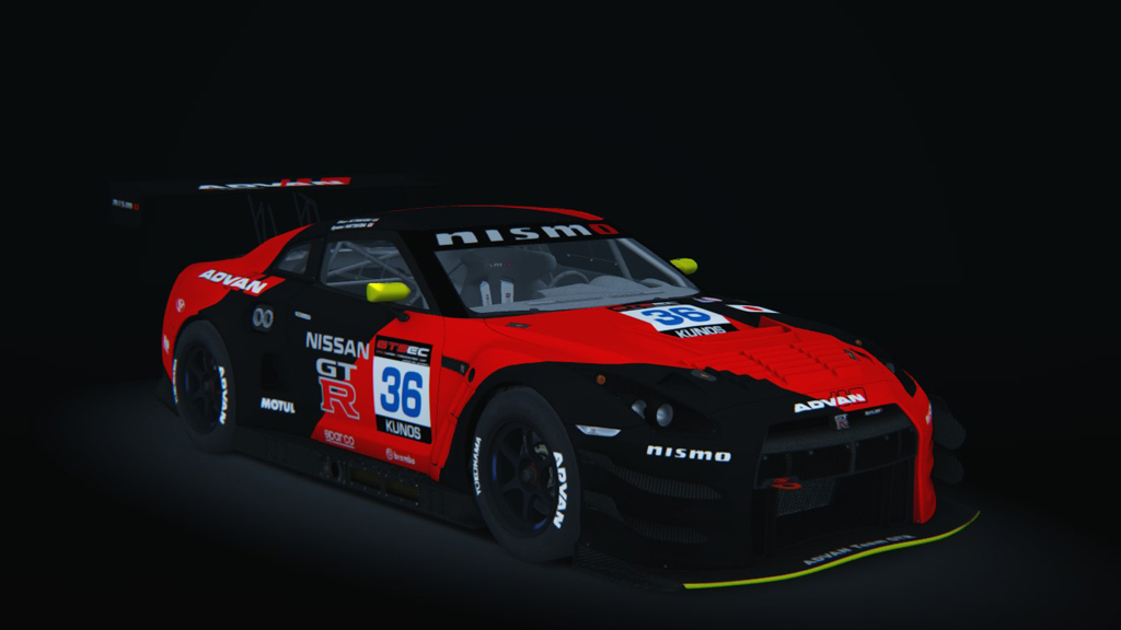 Nissan GT-R GT3, skin RDN_GTSEC_TeamGTR_36