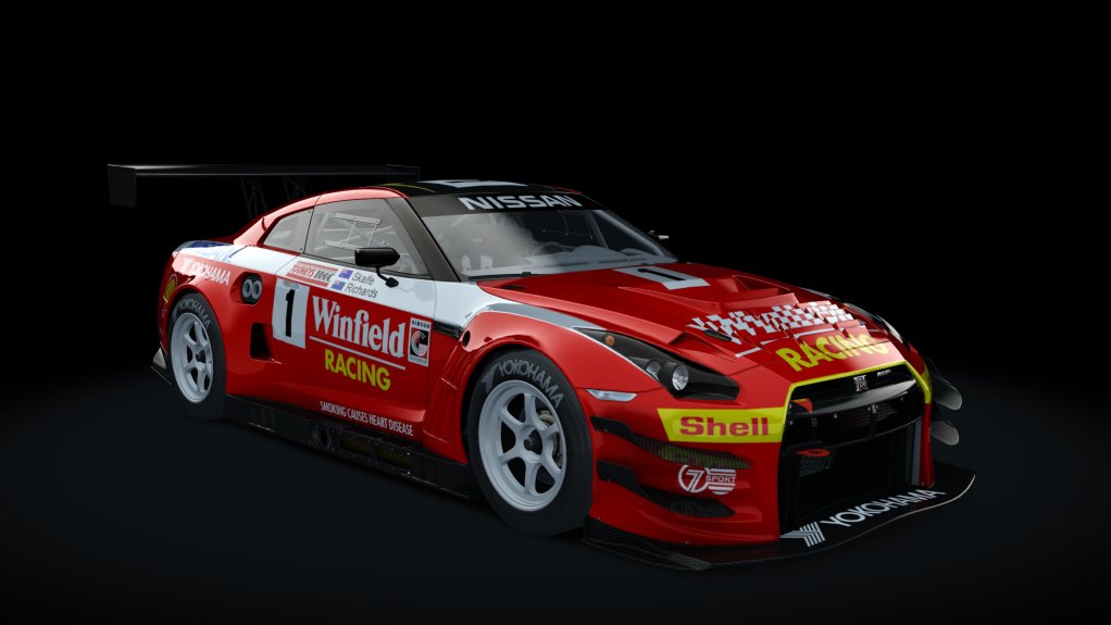 Nissan GT-R GT3, skin gibson_motorsport_winfield