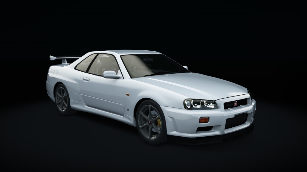 Nissan Skyline GTR R34 V-Spec, skin 05_pearl_white