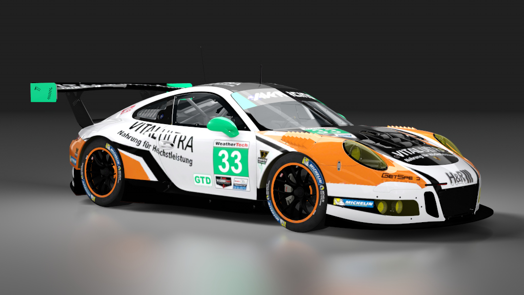 Porsche 911 GT3 R 2016, skin AKR_GTD_33