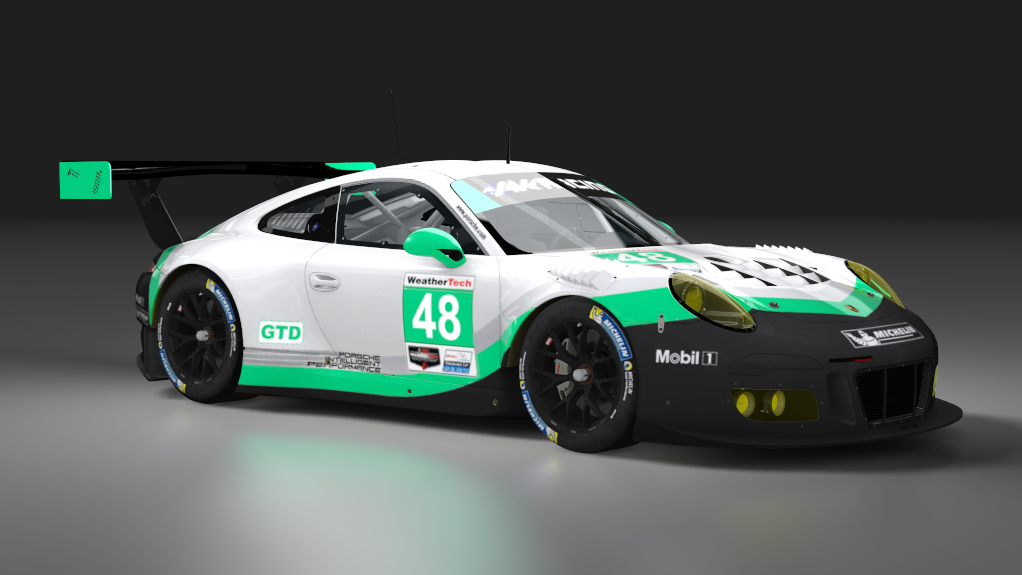 Porsche 911 GT3 R 2016, skin AKR_GTD_48