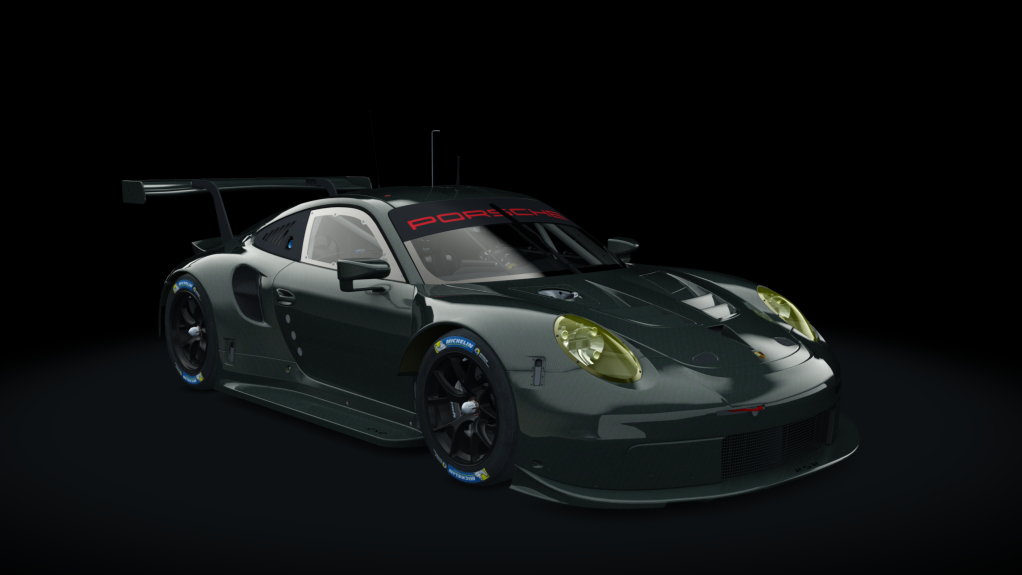 Porsche 911 RSR 2017, skin Full_Carbon