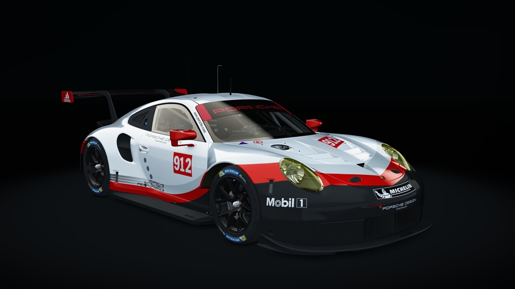 Porsche 911 RSR 2017 akr, skin 02_racing_912