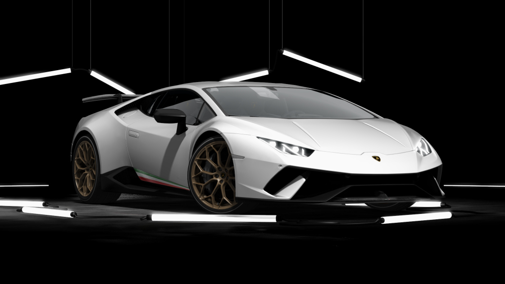 Lamborghini Huracan Performante, skin bianco_canopus