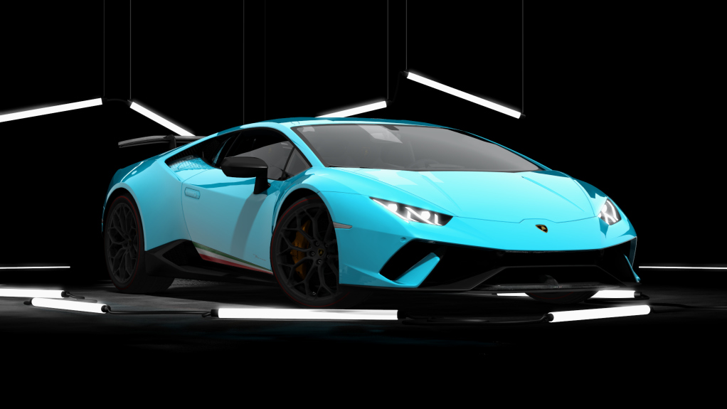 Lamborghini Huracan Performante, skin blu_cepheus