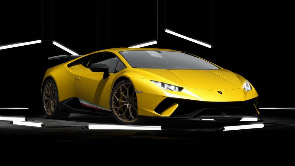 Lamborghini Huracan Performante, skin giallo_horus