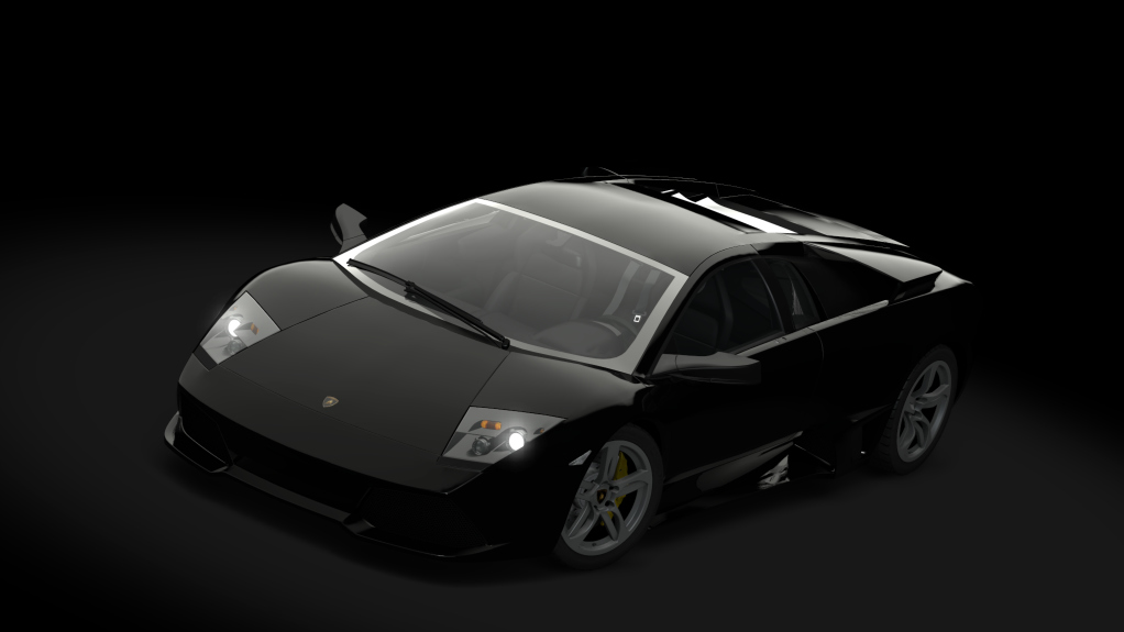 Lamborghini Murcielago Manual LP-640, skin Nero_Pegaso