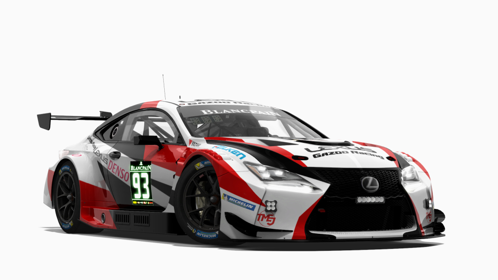 Lexus RC F GT3 ACC, skin LexusGazooRacing#93_MadeByLMS2016