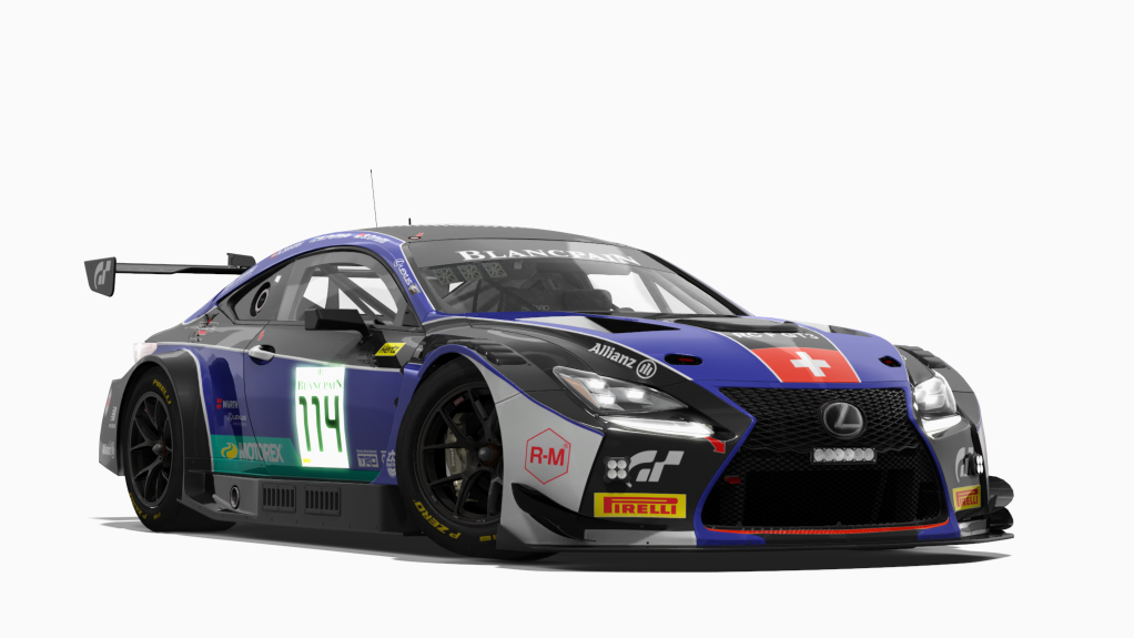 Lexus RC F GT3 ACC, skin emil_frey114_end