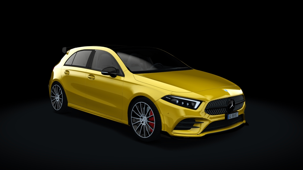 Mercedes-Benz A45s, skin Sun Yellow