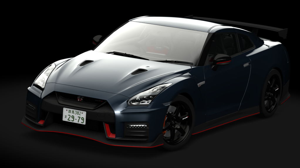 Nissan GT-R NISMO 2017, skin jet_black