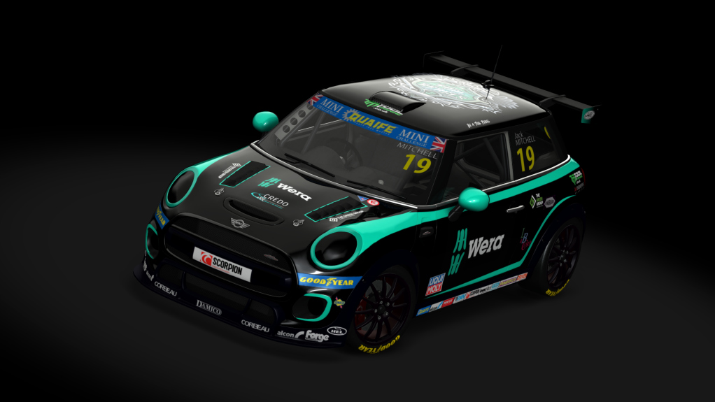 Mini Cooper JCW Challenge (F56) evo, skin 2022019_Jack_Mitchell