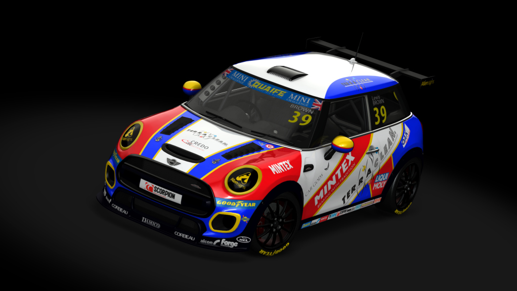 Mini Cooper JCW Challenge (F56) evo, skin 2022039_Lewis_Brown