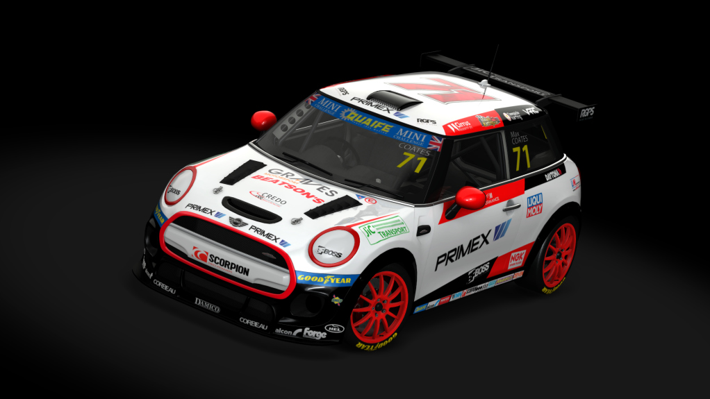 Mini Cooper JCW Challenge (F56) evo, skin 2022071_Max_Coates