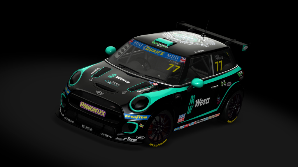 Mini Cooper JCW Challenge (F56) evo, skin 2022077_Jamie_Osborne