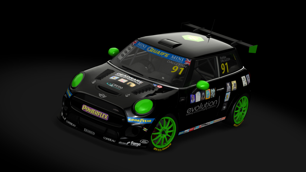 Mini Cooper JCW Challenge (F56) evo, skin 2022091_Robbie_Dalgleish